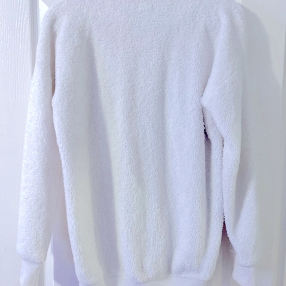 Aerie oversized lightweight Sherpa pullover xs - Picture 3 of 4